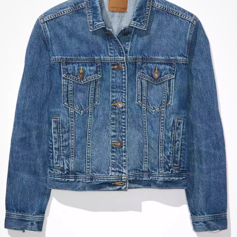 American Eagle Classic Denim Jacket, medium